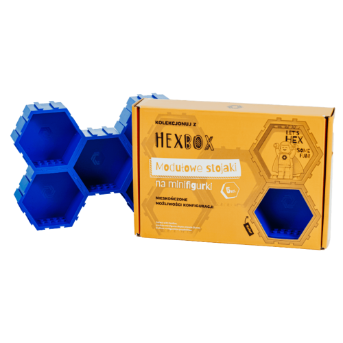 HexBox niebieskie - opakowanie 5 szt.