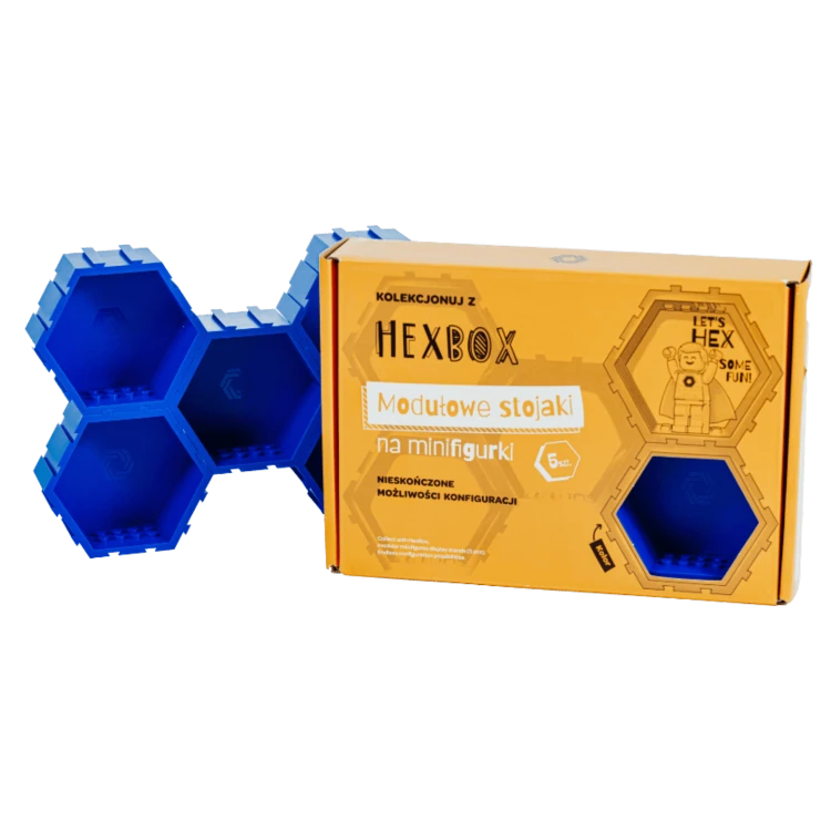 HexBox niebieskie - opakowanie 5 szt.