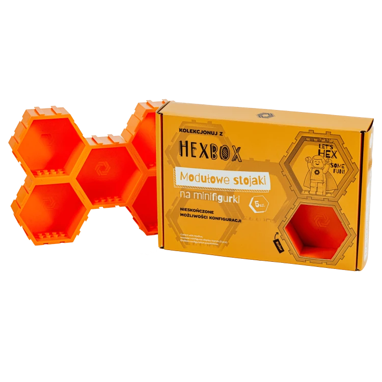 HexBox pomarańczowe - opakowanie 5 szt.