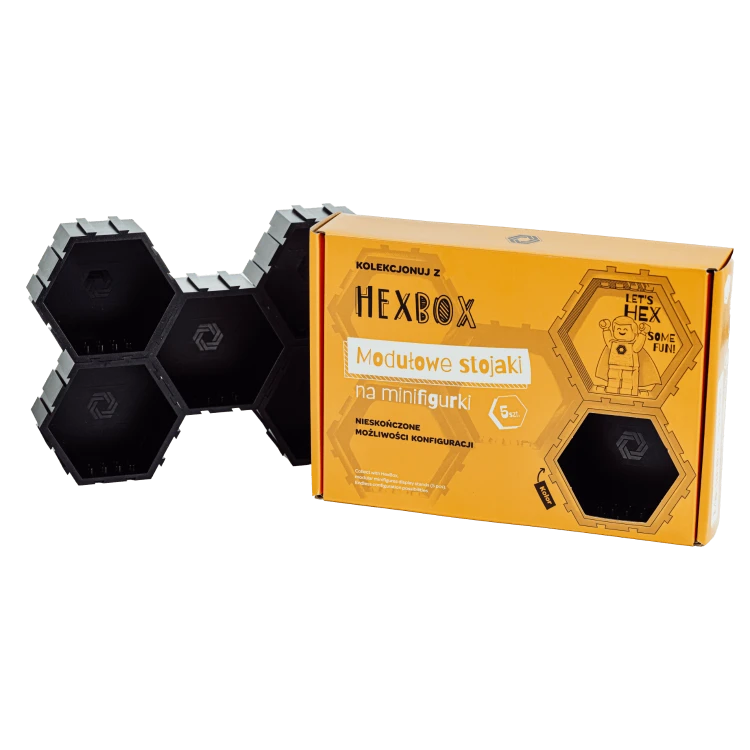 HexBox czarne - opakowanie 5 szt.